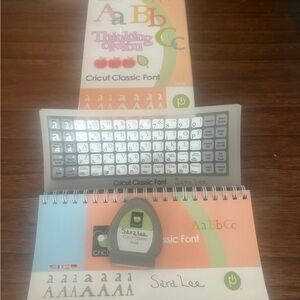 Cricut Classic Font Cartridge with Overlay and Booklet
